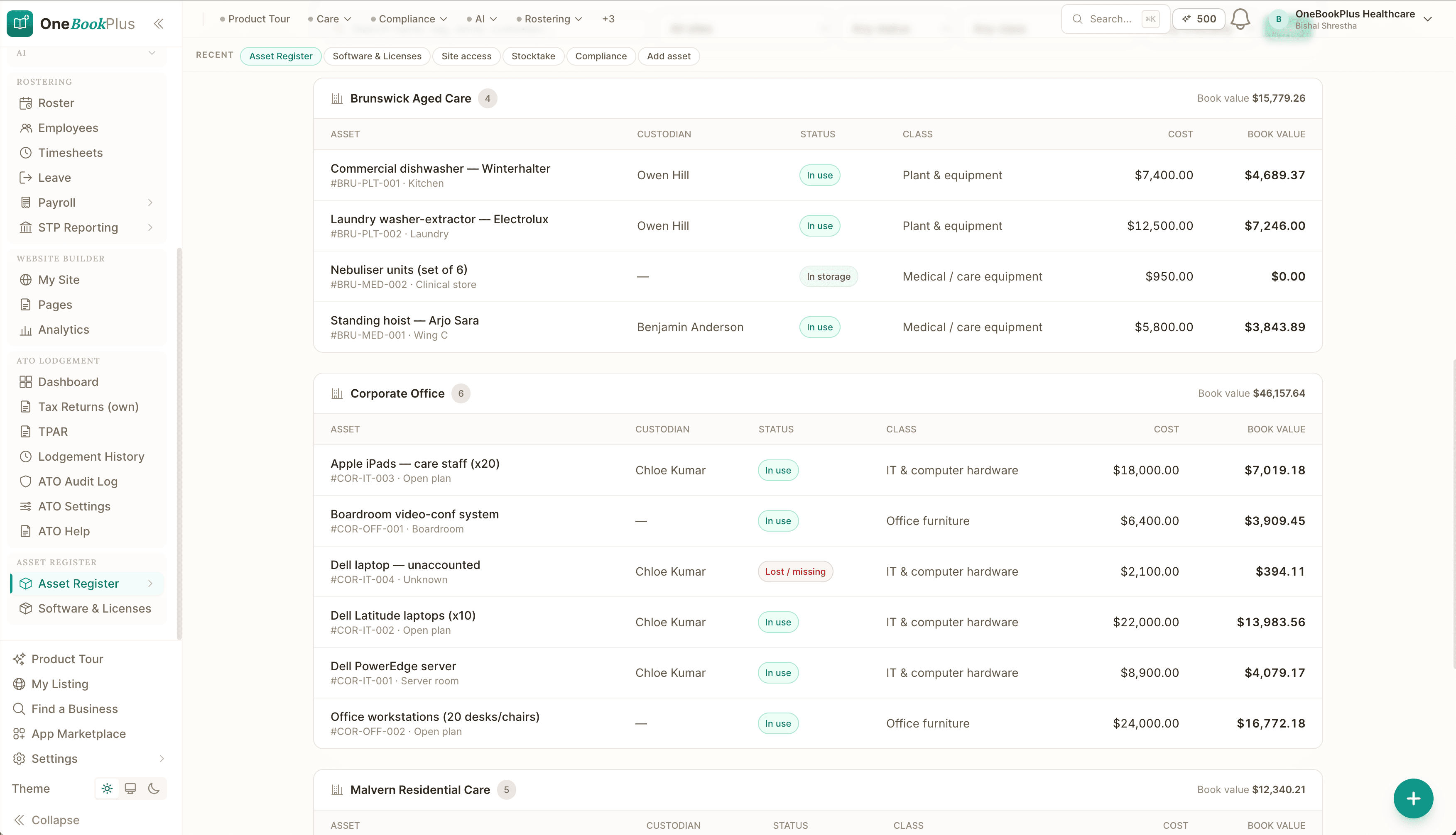 Every asset, every site