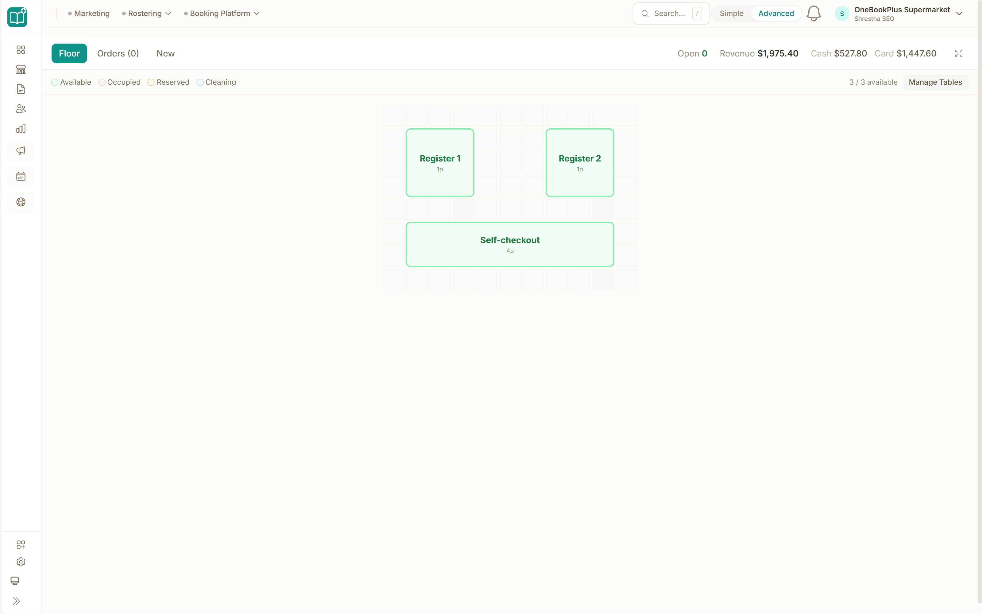Retail POS — scan and sell