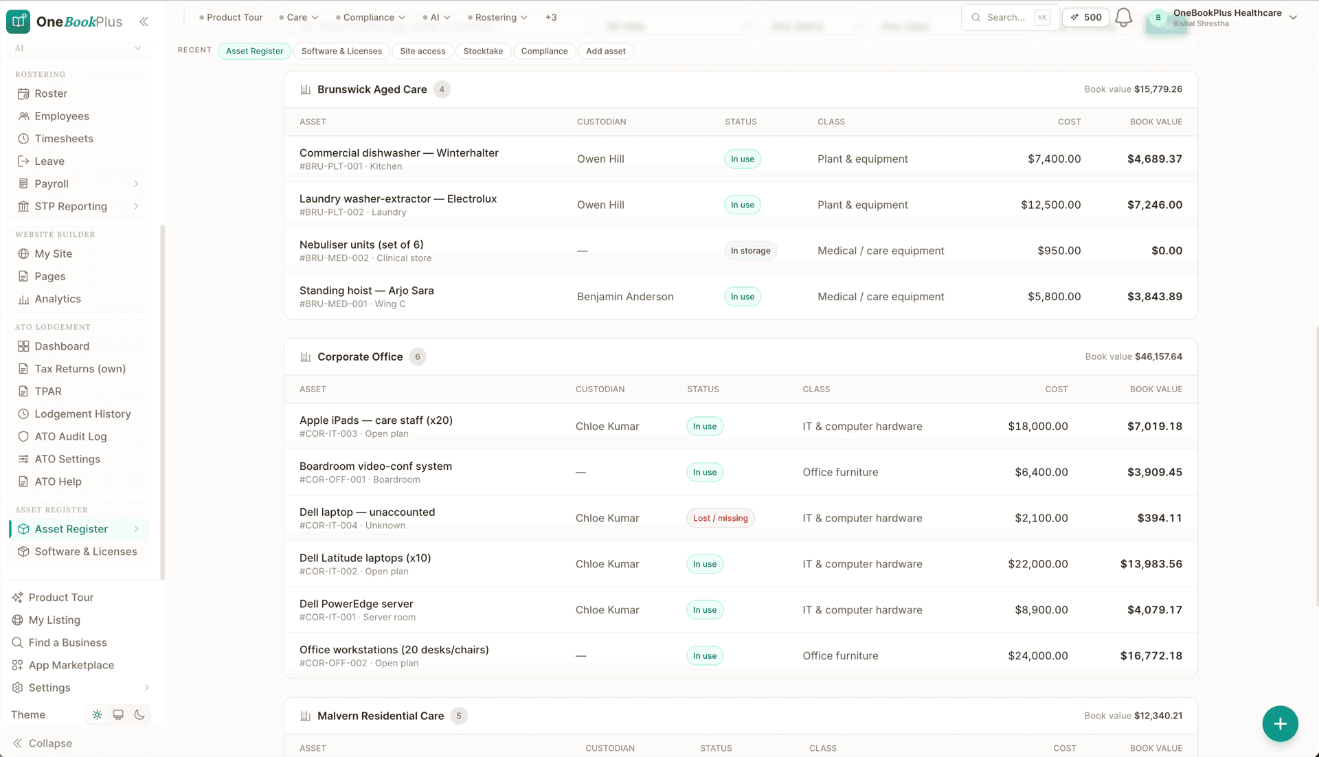 Every asset, every site